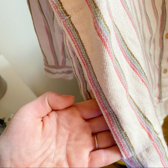 Madewell – Flannel Sunday Shirt in Claxton Stripe (with pockets!) 💛 - Picture 4 of 10